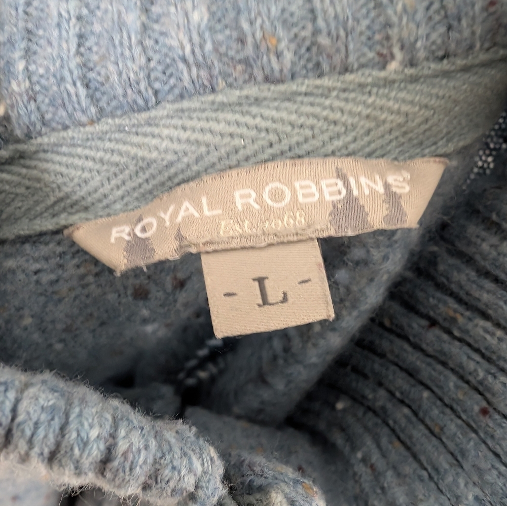 💘 Royal Robbins merino wool button front cardigan L - Picture 10 of 12